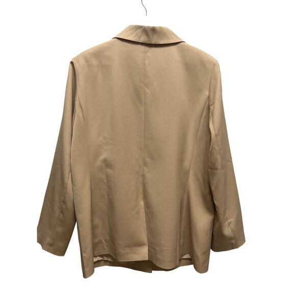 Pretty Garden NWT Tan Oversized Career Blazer - Picture 7 of 8